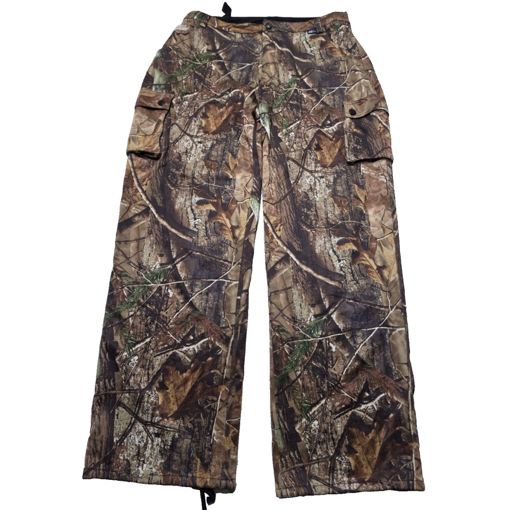 Scent Blocker Camo Fleece Lined Hunting Pants‎ Men's XL